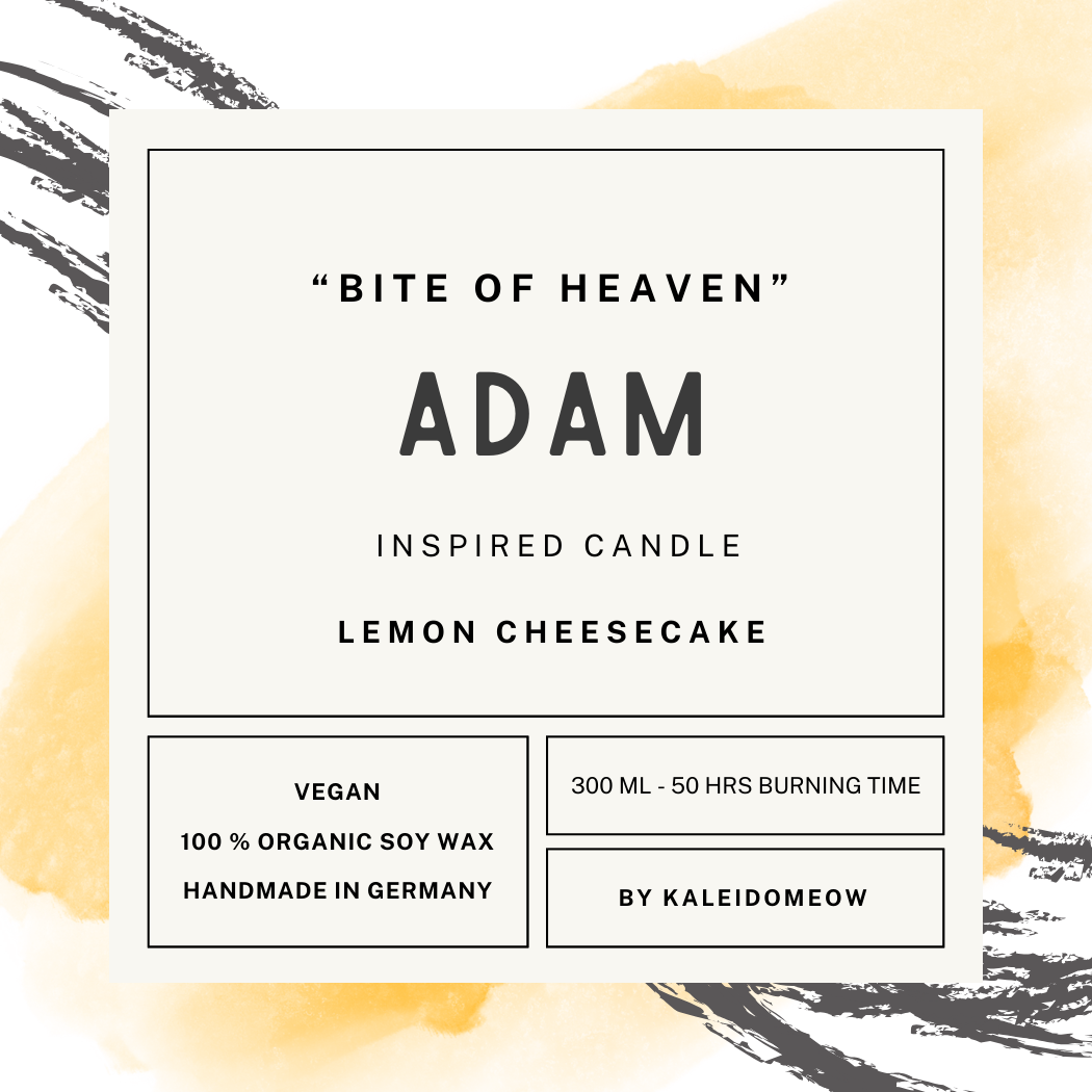 ADAM inspired candle - 'Bite of Heaven' Hazbin Hotel inspired soy candle 300 ML