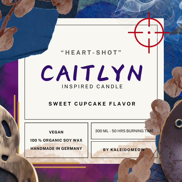 CAITLYN inspired candle - 'Heart-Shot' ARCANE inspired soy candle 300 ML