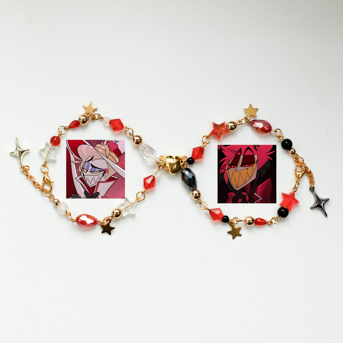 Alastor + Lucifer inspired friendship bracelet - LUCIFER