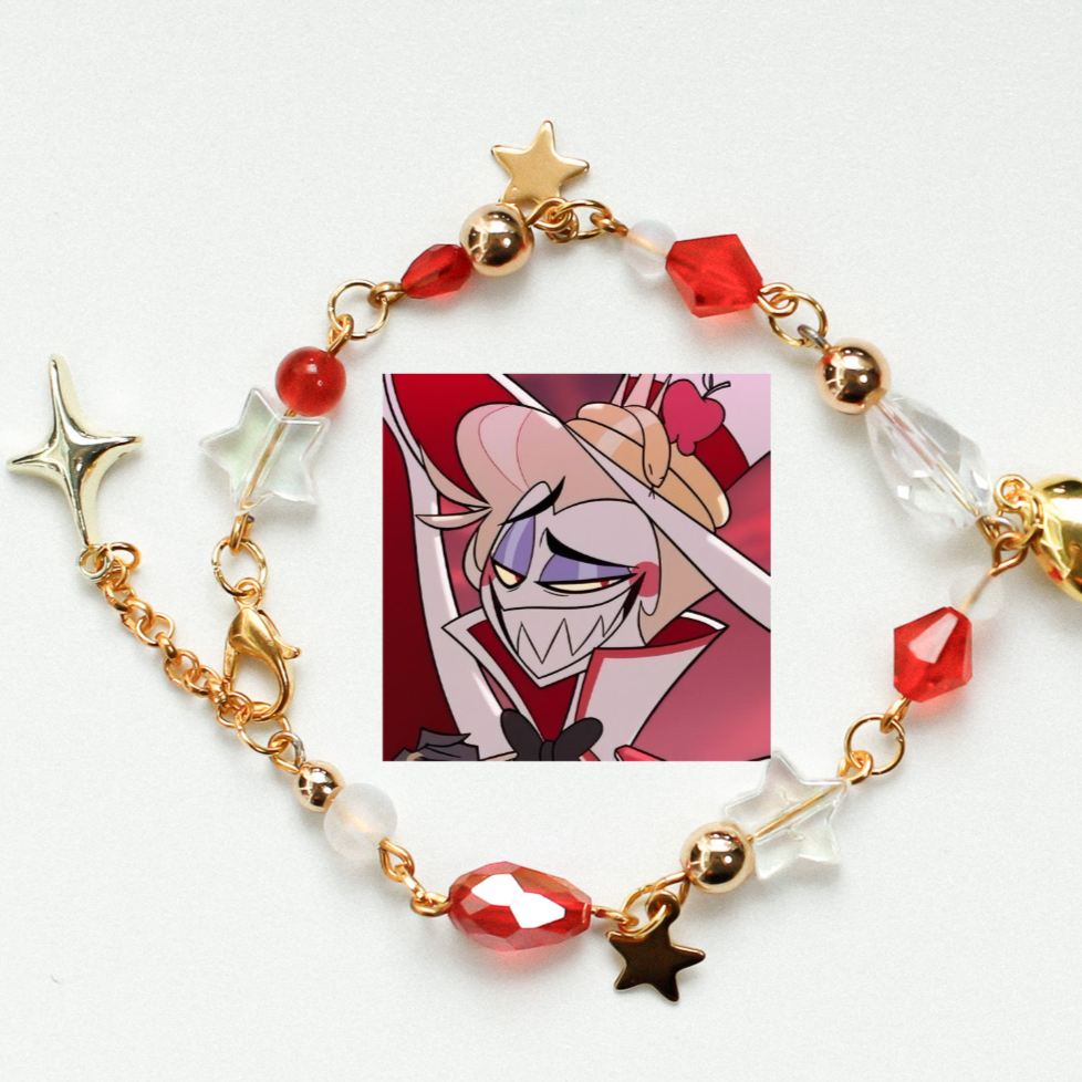 Alastor + Lucifer inspired friendship bracelet - LUCIFER