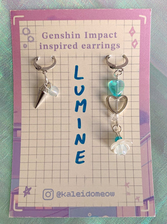 Lumine / Female Traveler inspired earrings