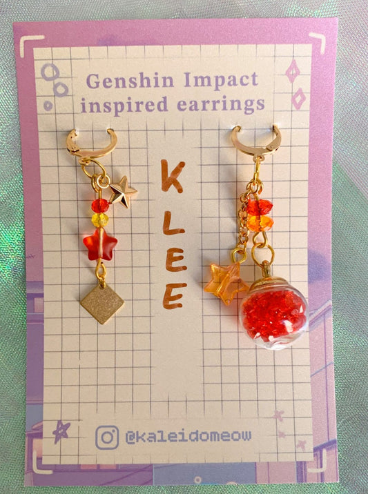 Klee inspired earrings