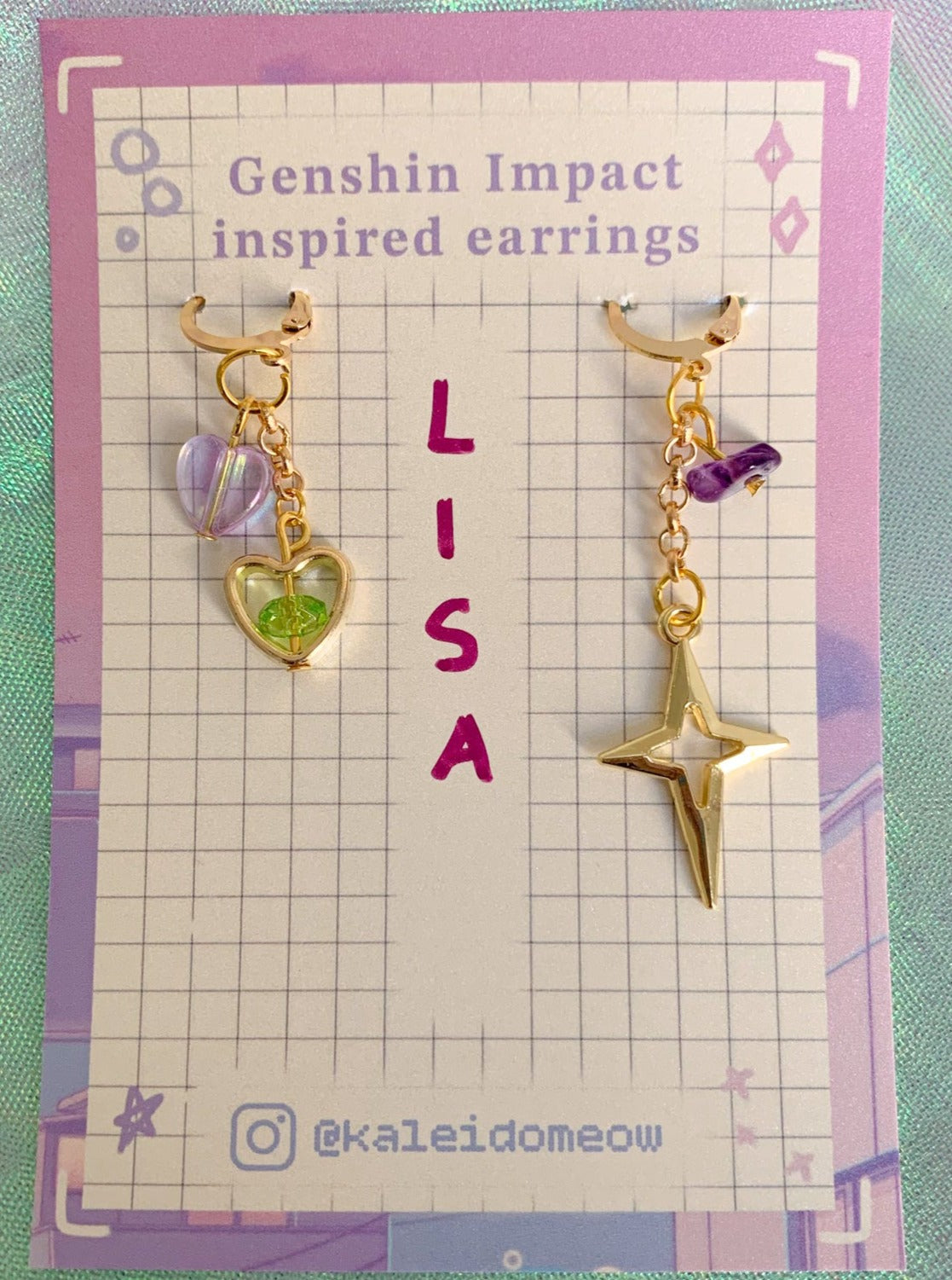 Lisa inspired earrings