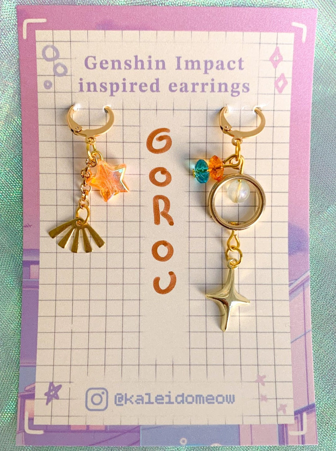 Gorou - Genshin Impact inspired earrings