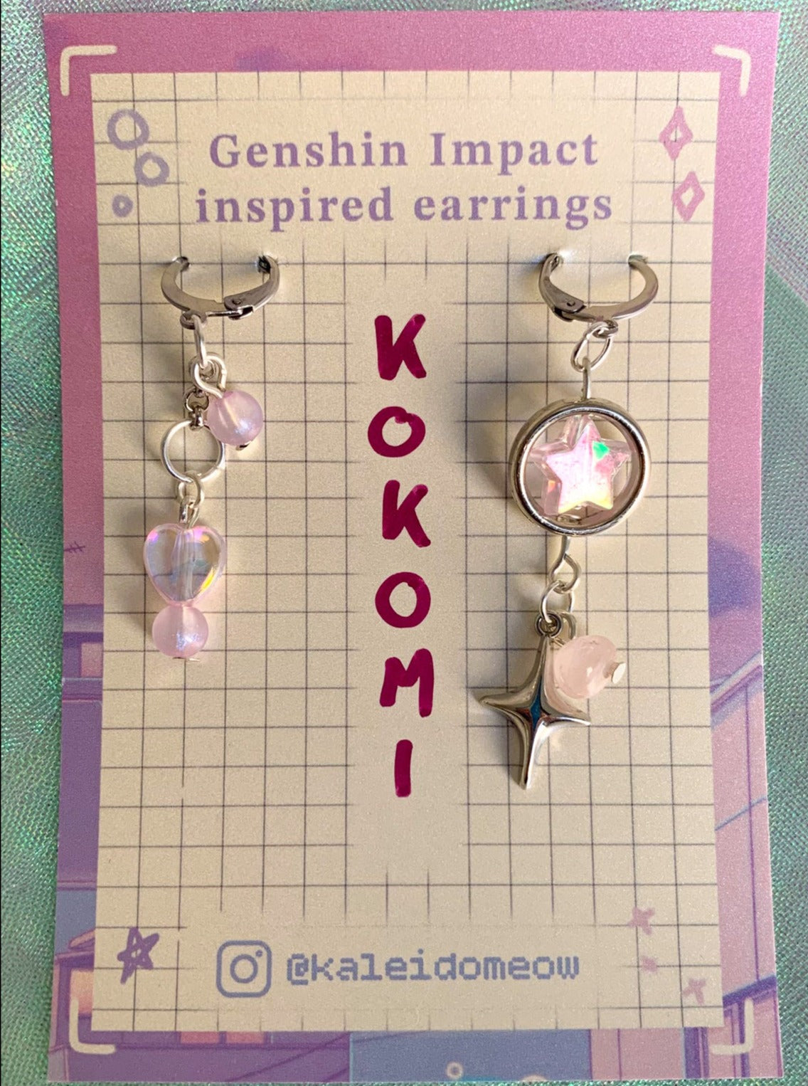 Kokomi inspired earrings