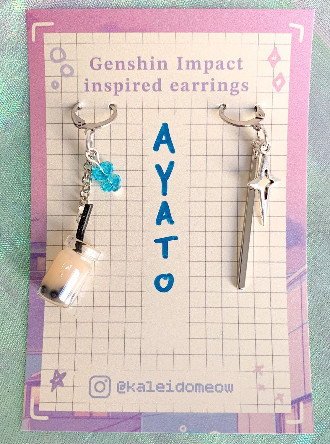 Ayato inspired earrings by kaleidomeow