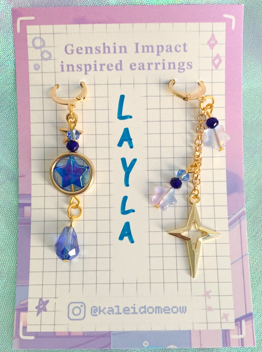 layla inspired earrings by kaleidomeow