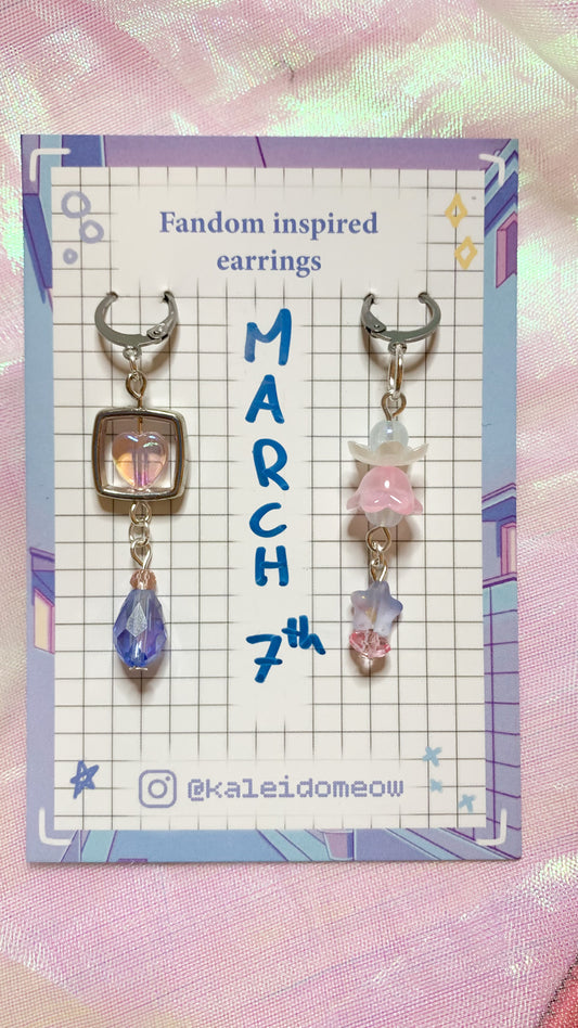 March 17th - Honkai Star Rail inspired earrings