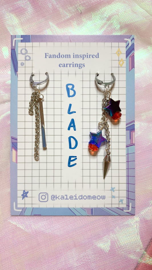 Blade - Honkai Star Rail inspired earrings