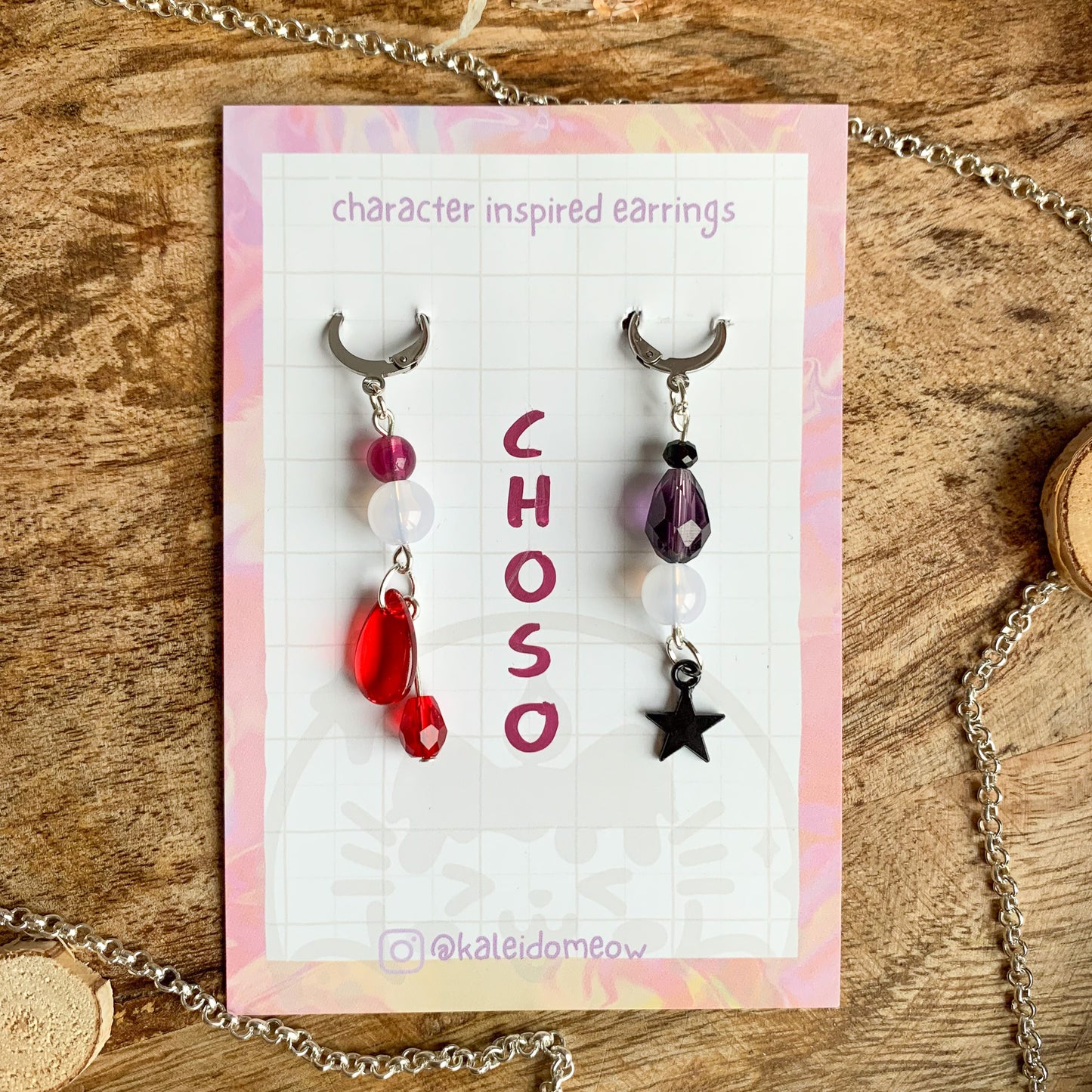 Choso - Jujutsu Kaisen inspired earrings