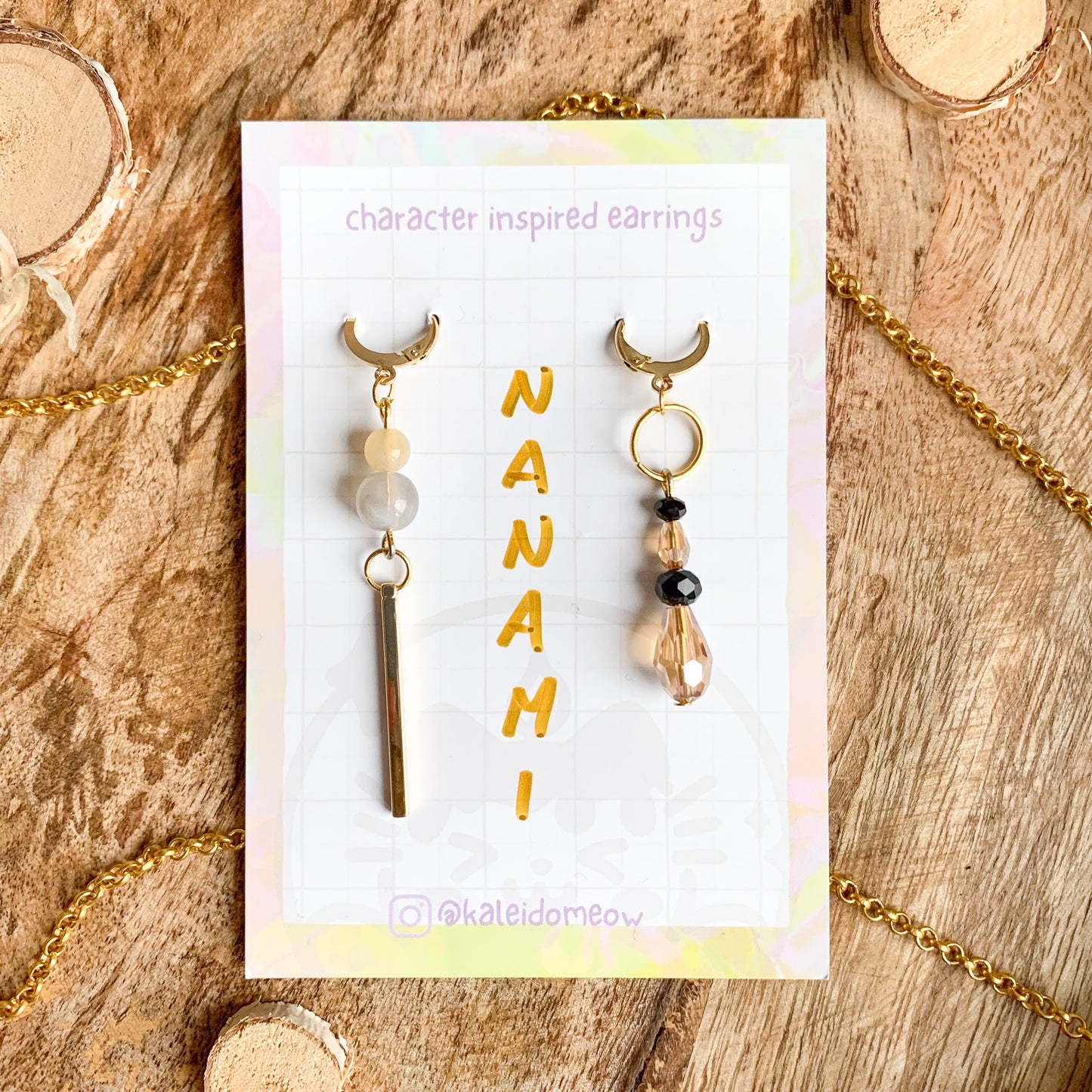 Nanami - Jujutsu Kaisen inspired earrings