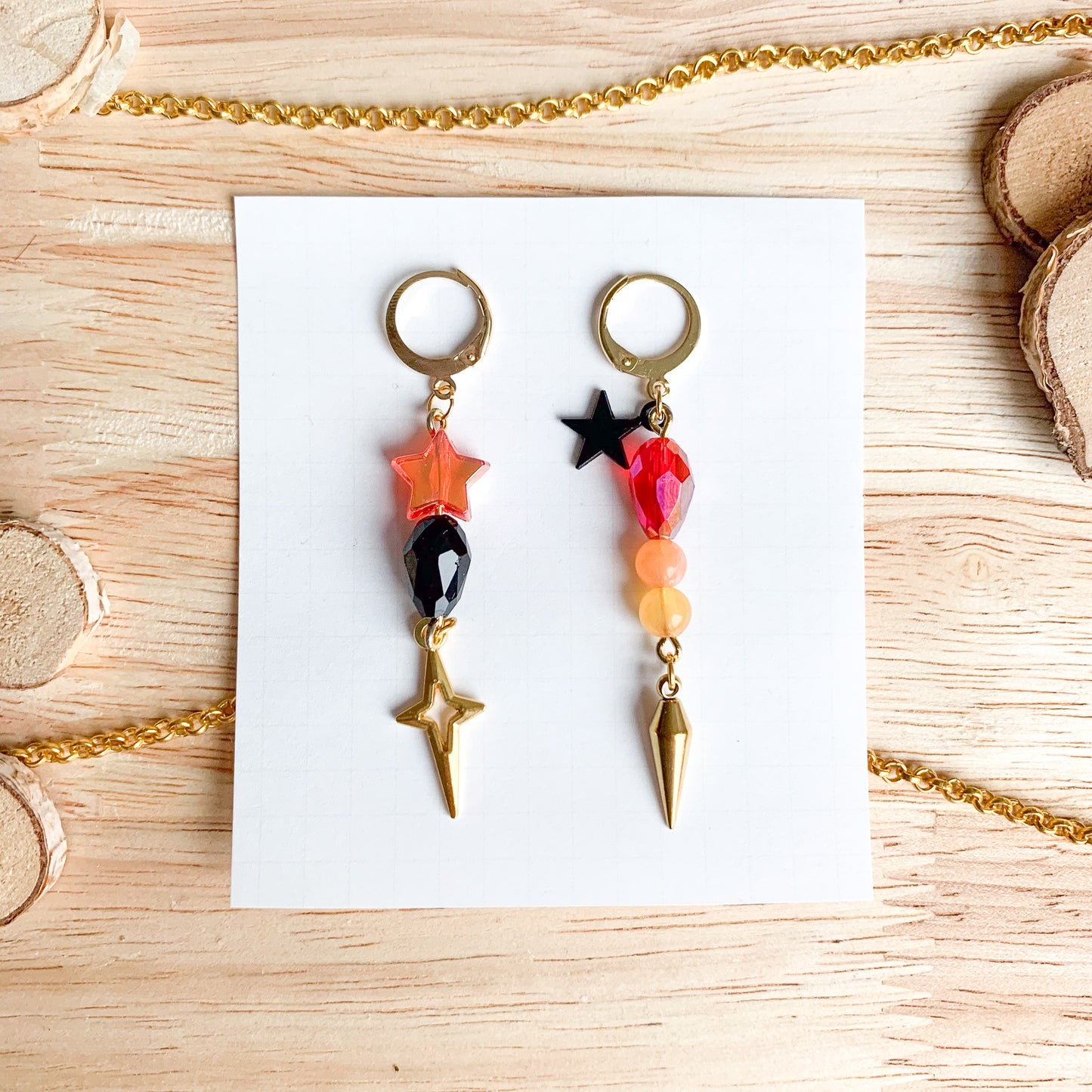 Mavuika - Genshin inspired earrings