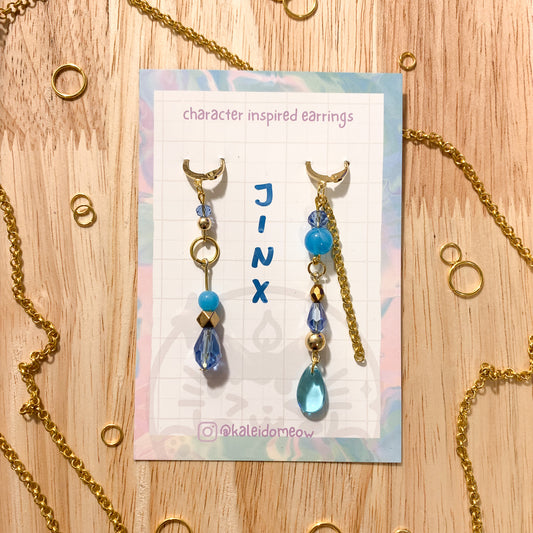 Jinx - Arcane inspired earrings