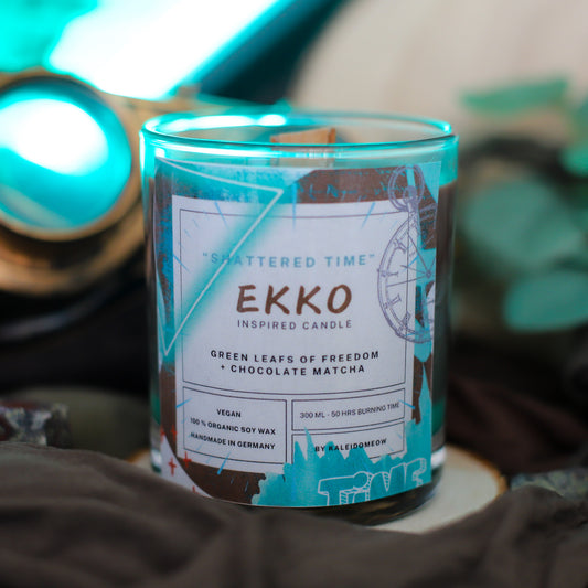 EKKO inspired candle - 'Shattered time' ARCANE inspired soy candle 300 ML