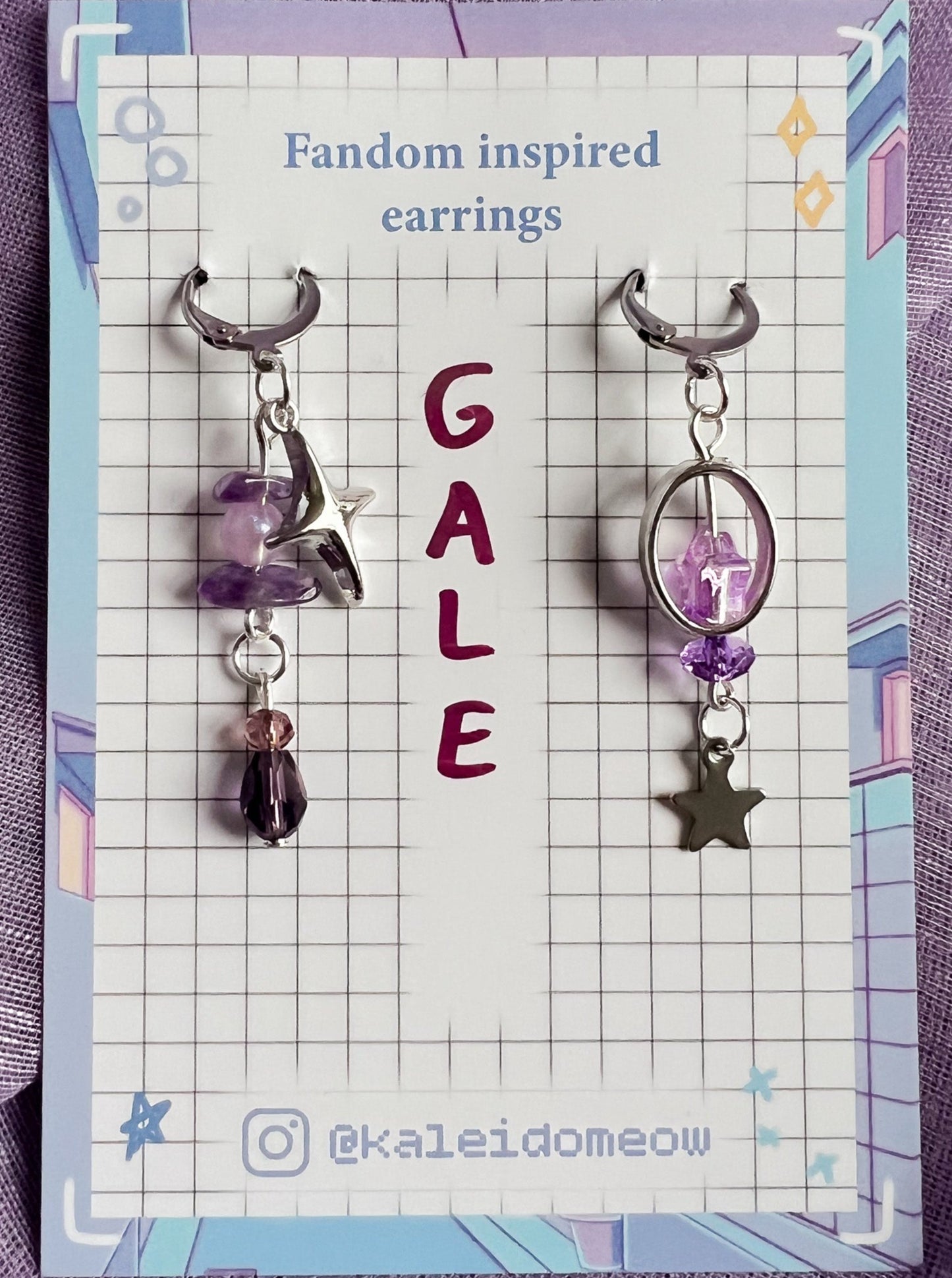 Gale - Baldurs Gate 3 inspired earrings