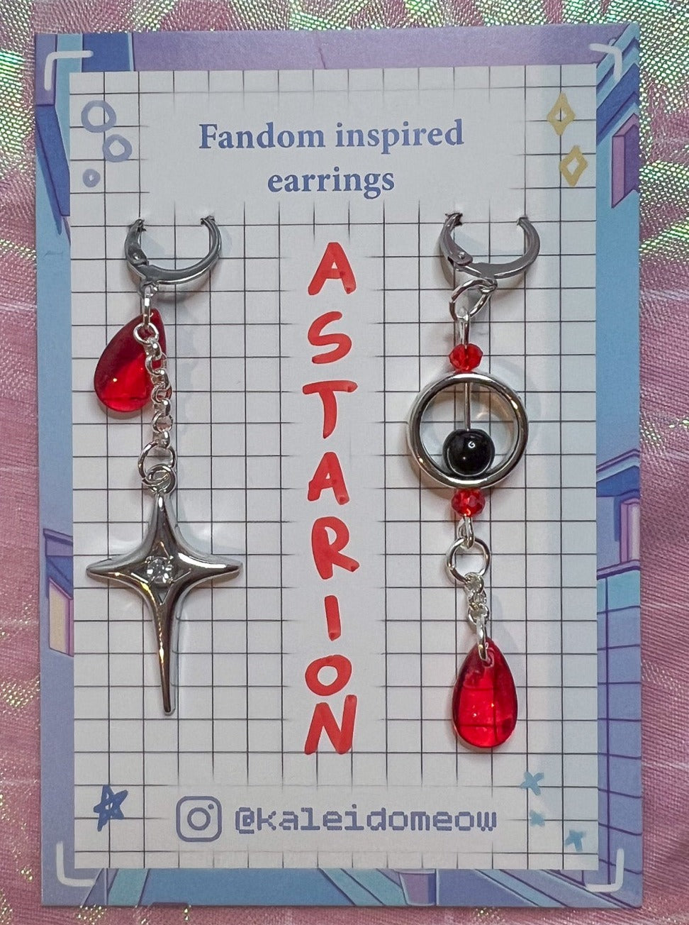 Astarion - Baldurs Gate 3 inspired earrings