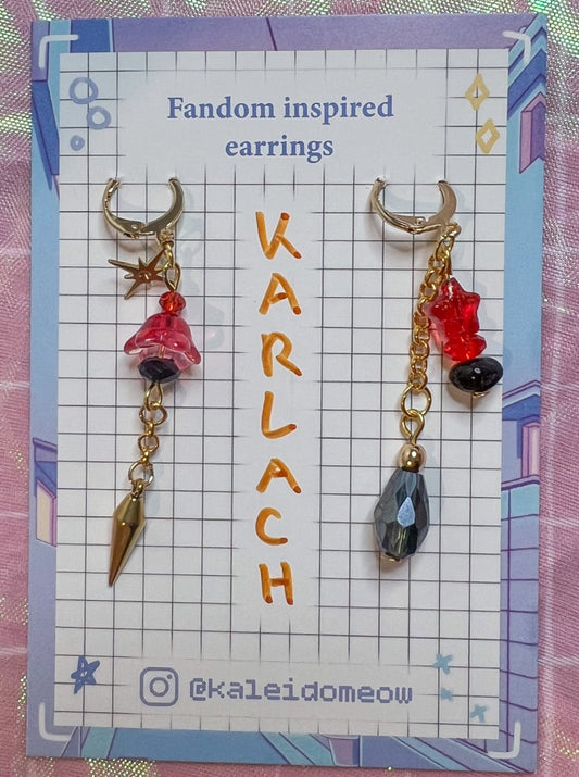 Karlach - Baldurs Gate 3 inspired earrings