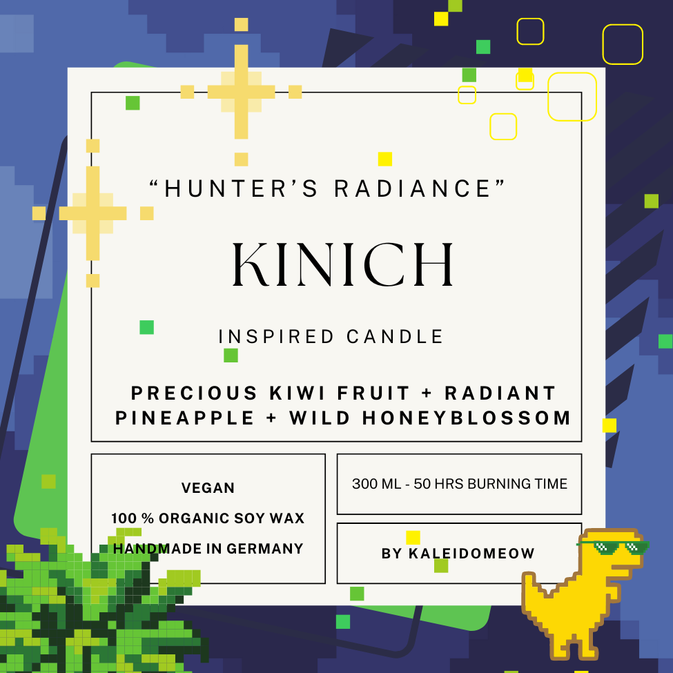 Kinich inspired candle - 'Hunter's Radiance' Genshin inspired scented candle 300 ML