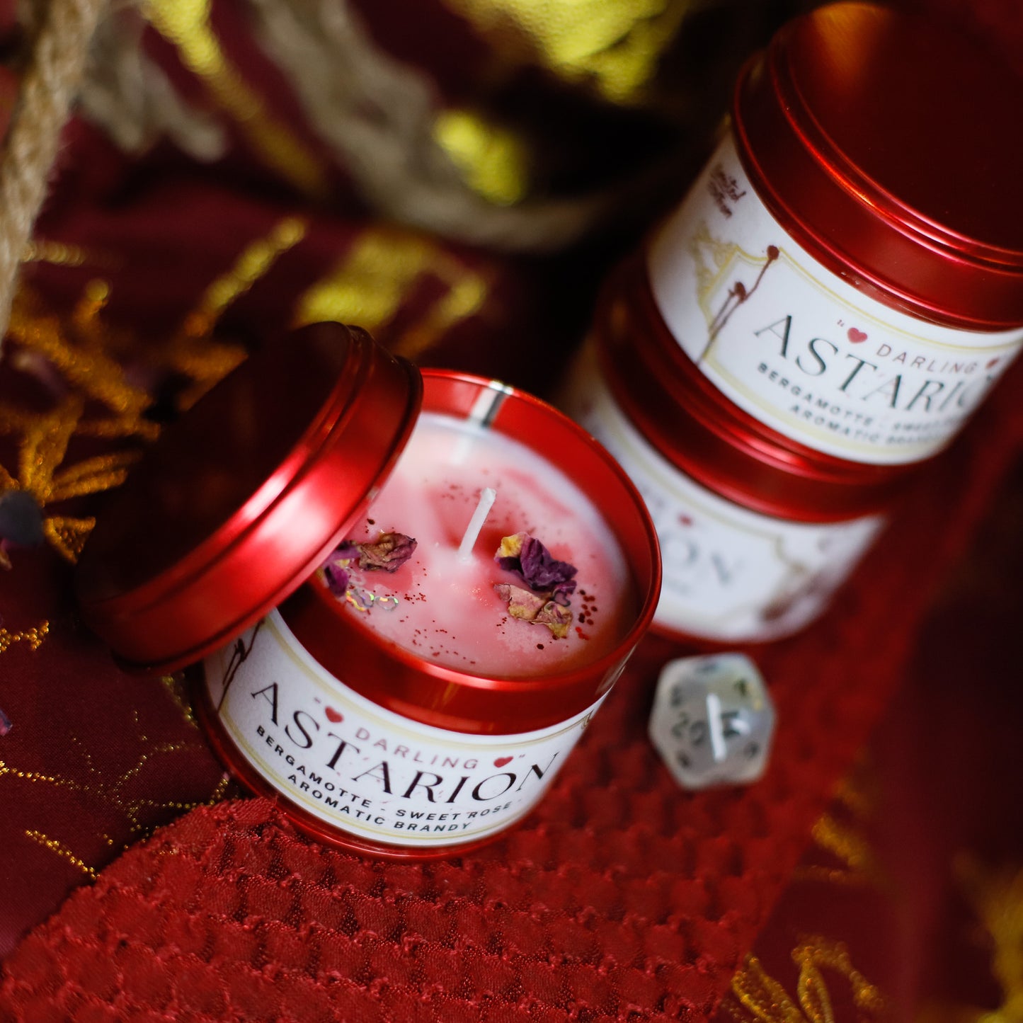 ASTARION inspired candle LIMITED EDITION - 'Darling' Baldur's Gate 3 inspired soy candle 100 ML