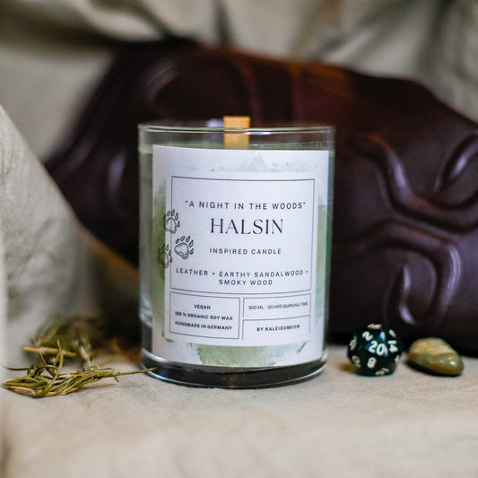 HALSIN inspired candle - 'A night in the Woods' Baldur's Gate 3 inspired soy candle 300 ML
