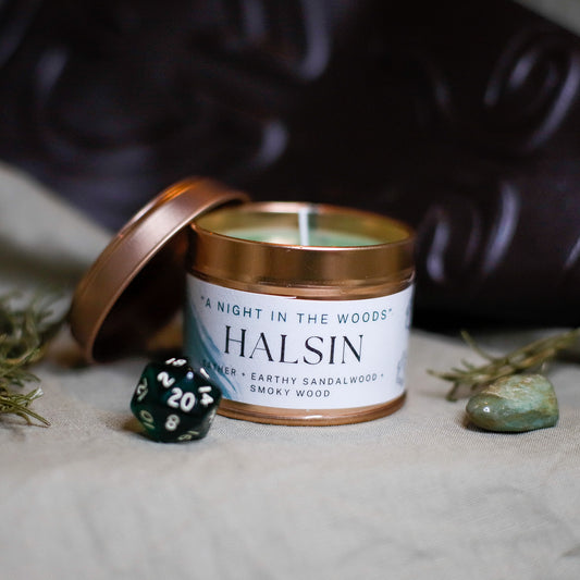 HALSIN inspired candle - 'A night in the Woods' Baldur's Gate 3 inspired soy candle 100 ML
