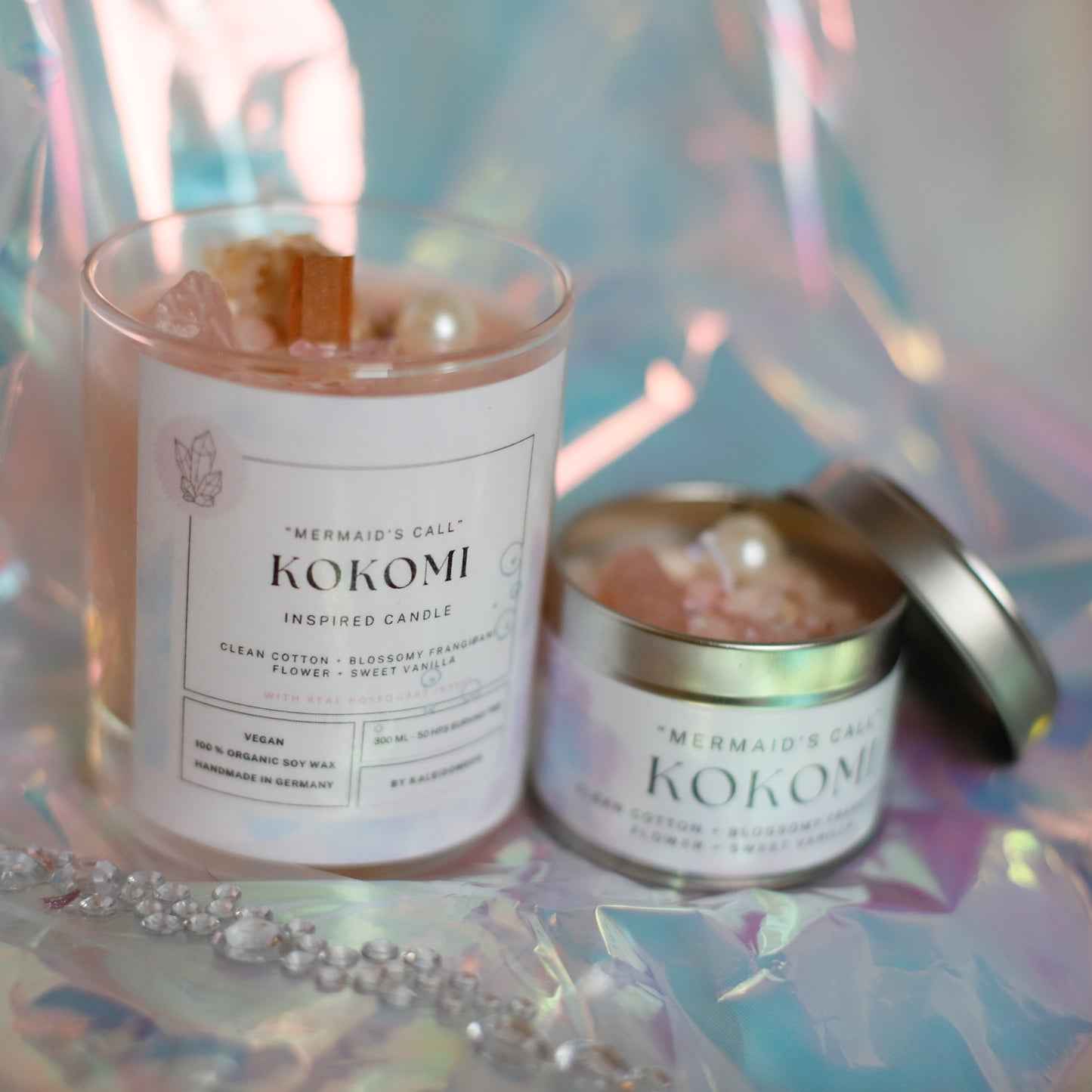 Kokomi inspired candle - 'Mermaid's Call' Genshin Impact inspired soy Candle 300ml