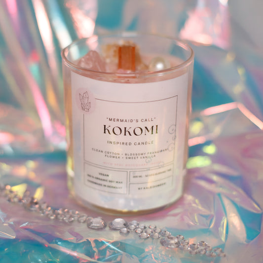 Kokomi inspired candle - 'Mermaid's Call' Genshin Impact inspired soy Candle 300ml