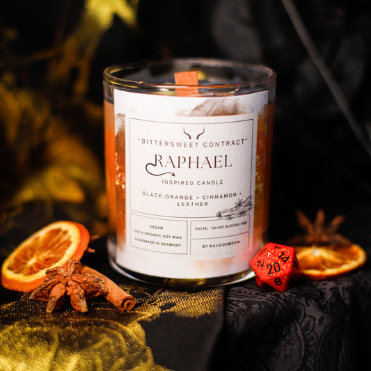 RAPHAEL inspired candle - 'Bittersweet Contract' Baldur's Gate 3 inspired soy candle 300 ML