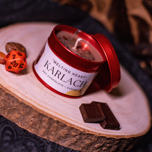 KARLACH inspired candle - 'Melting Heart' Baldur's Gate 3 inspired soy candle 100 ML