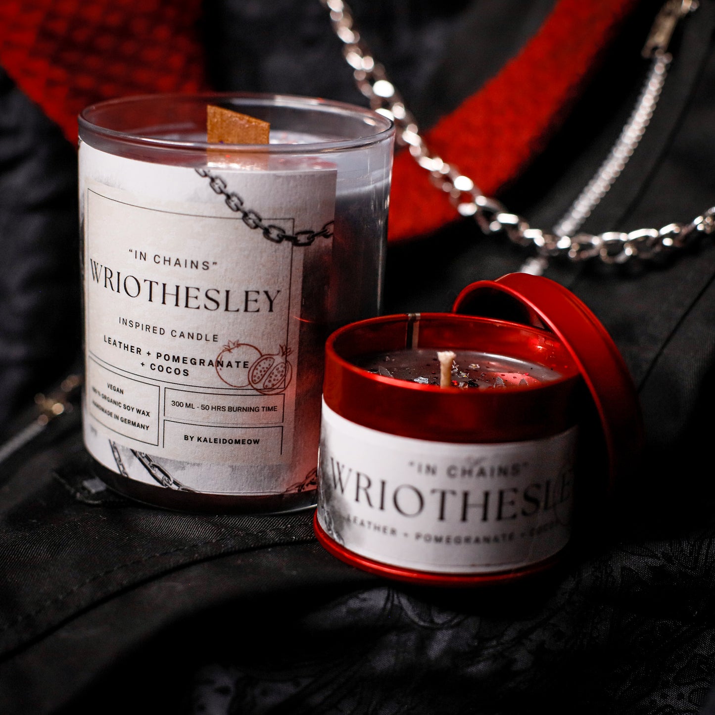 Wriothesley inspired candle - 'In Chains' Genshin inspired scented candle 300 ML