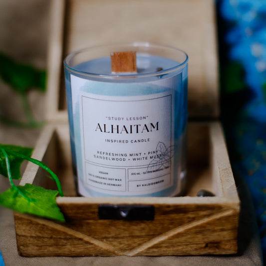 Alhaitham inspired candle - 'Study Lesson' Genshin inspired scented candle 300 ML
