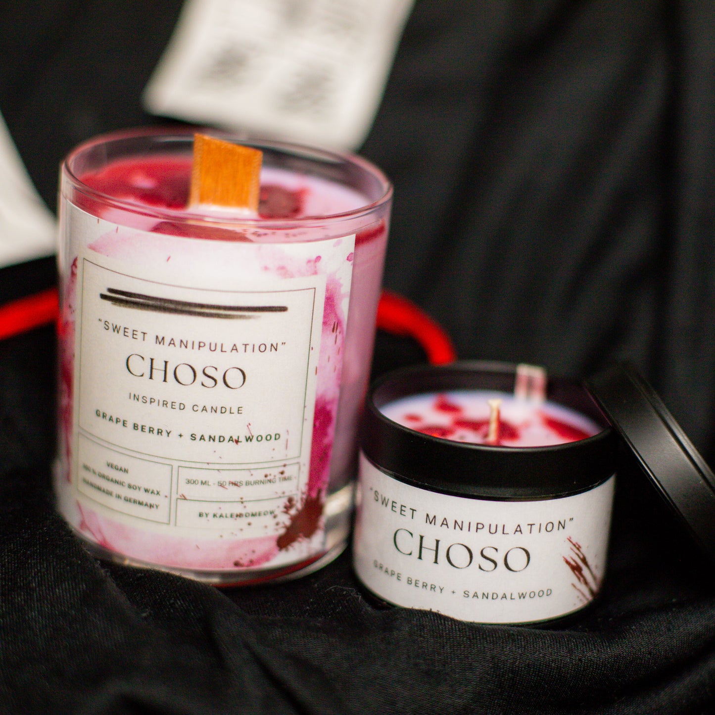 Choso inspired candle - 'Sweet Manipulation' Jujutsu kaisen inspired soy candle 300 ML