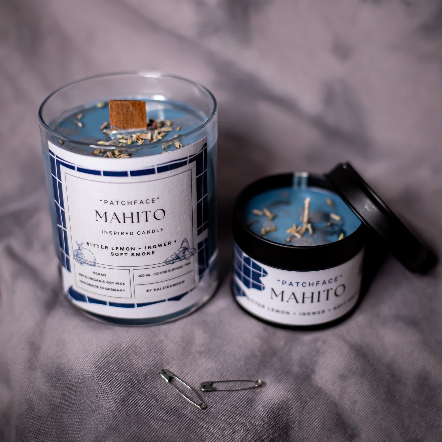 MAHITO inspired candle - 'Patchface' Jujutsu kaisen inspired soy Candle 100 ML