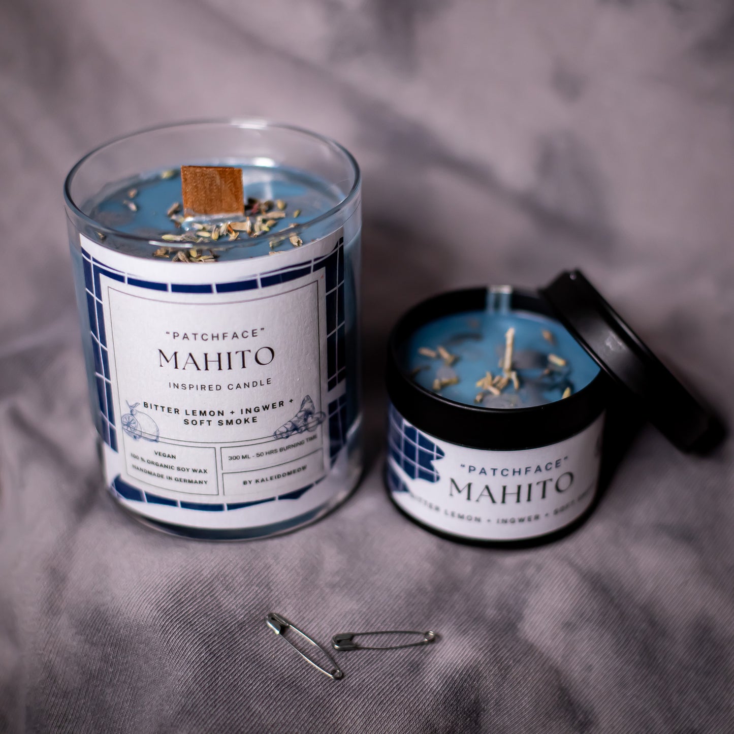 MAHITO inspired candle - 'Patchface' Jujutsu kaisen inspired soy Candle 300 ML