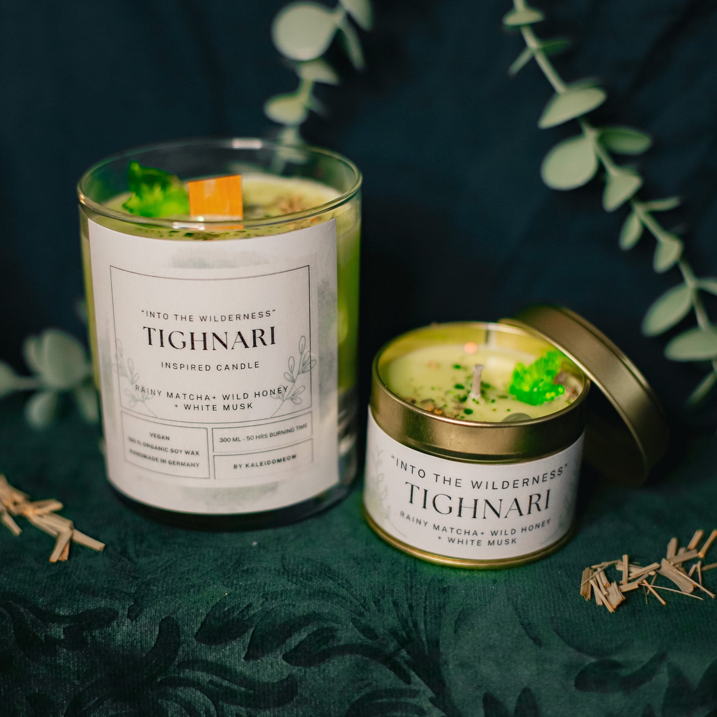 Tighnari inspired candle - 'Into the Wilderness' Genshin inspired scented candle 100 ML