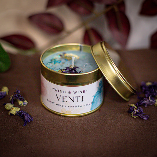 Venti inspired candle - 'Wind & Wine' Genshin Impact inspired soy candle 100 ML