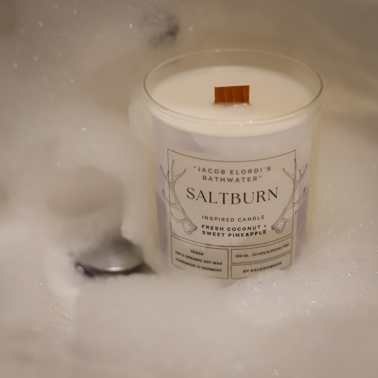 SALTBURN inspired soy candle - 'Jacob Elordi's Bathwater' 300 ML