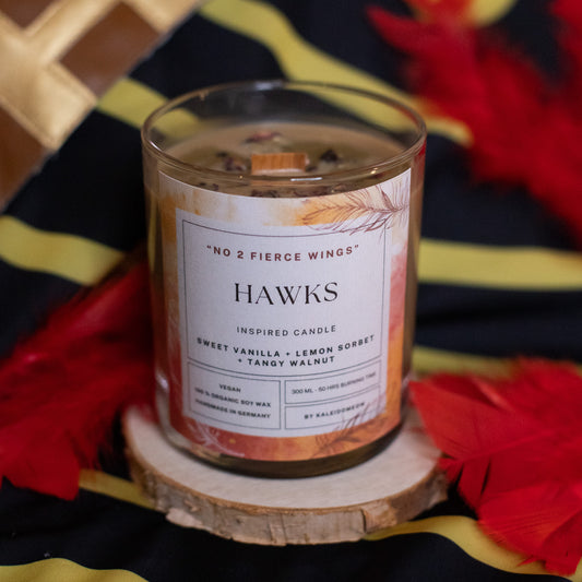 HAWKS inspired candle - 'No 2 Fierce Wings' My Hero Academia inspired soy candle 300 ML
