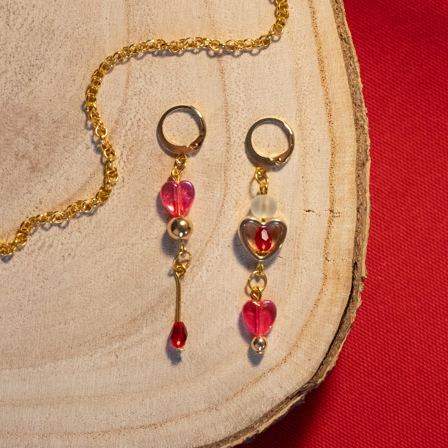 Valentino Hazbin Hotel inspired earrings l anime jewelry