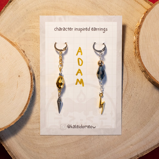 Adam Hazbin Hotel inspired earrings l anime jewelry