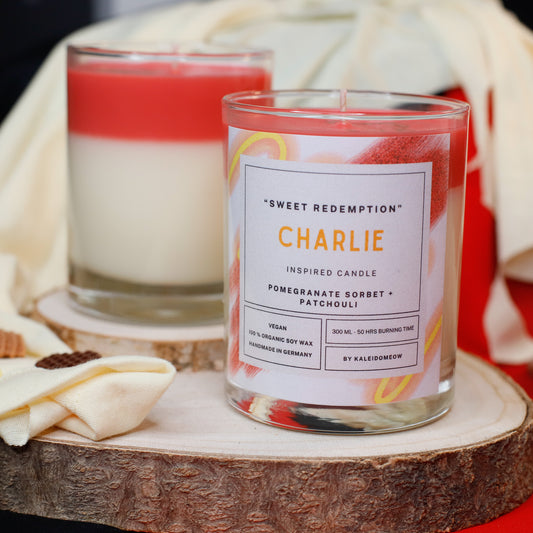 CHARLIE MORNINGSTAR inspired candle - 'Sweet Redemption' Hazbin Hotel inspired soy candle 300 ML