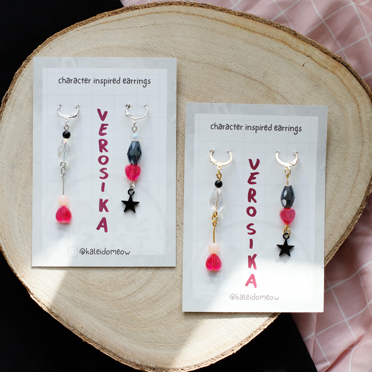 Verosika Helluvaboss inspired earrings l anime jewelry