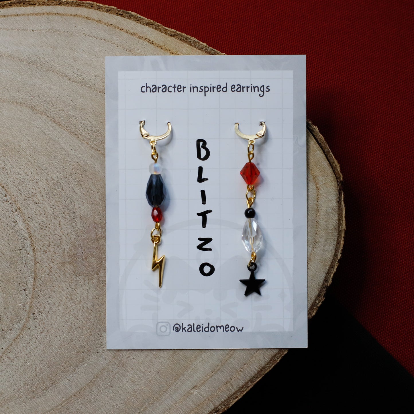 Blitzo Helluvaboss inspired earrings l anime jewelry