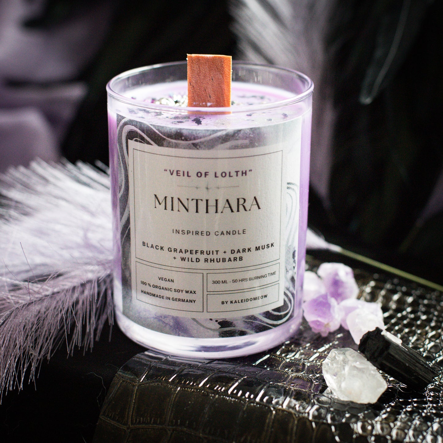 Minthara inspired candle - 'Veil of Lolth' Baldurs Gate 3 inspired soy Candles 300 ML