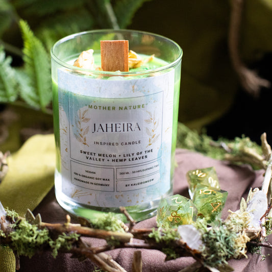Jaheira inspired candle - 'Mother Nature' Baldurs Gate 3 inspired soy Candles 300 ML