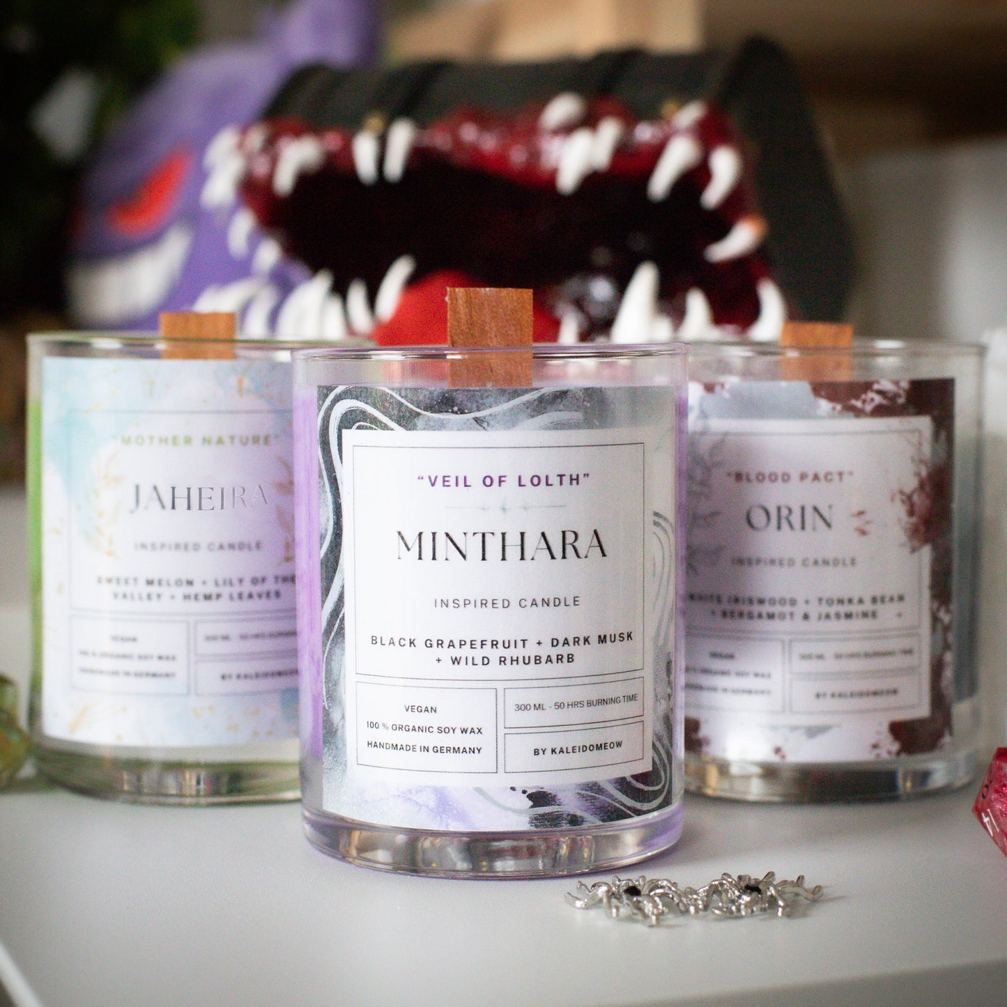 Jaheira inspired candle - 'Mother Nature' Baldurs Gate 3 inspired soy Candles 300 ML