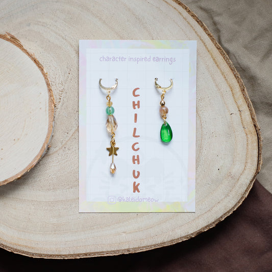 CHILCHUK inspired Dungeon Meshi Delicious in dungeon inspired earrings