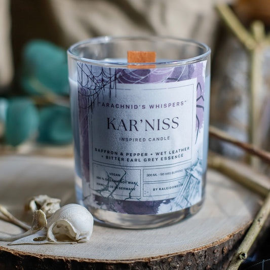 KAR'NISS inspired scented candle - 'Arachnid's Whispers' Baldur's Gate 3 inspired soy candle 300 ML