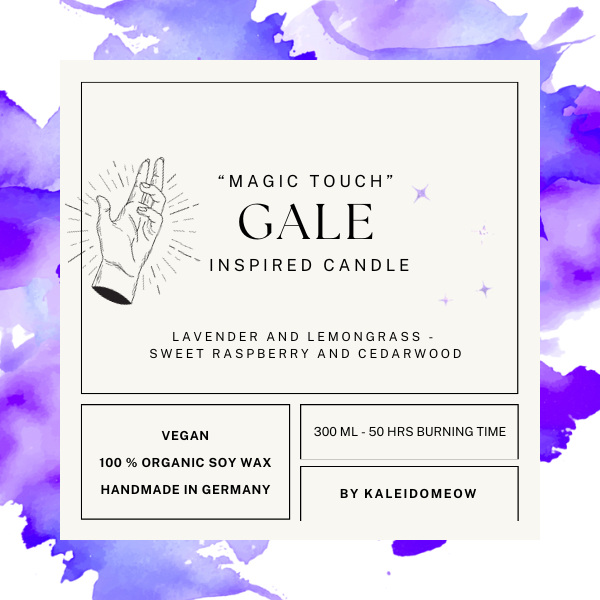 Gale inspired candle - 'Magic Touch' Baldurs Gate 3 inspired soy Candles 300ml