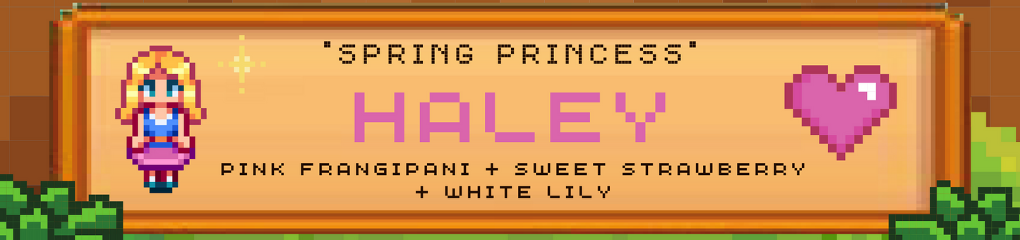 Haley inspired candle - 'Spring Princess' Stardew Valley inspired soy Candles 250 ML